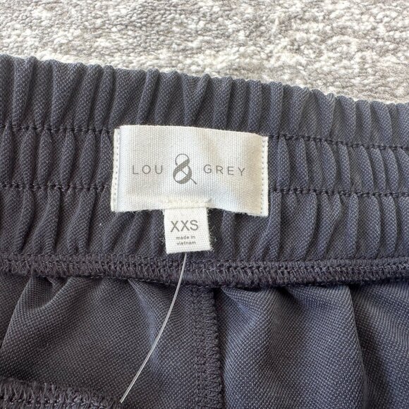 NWT Lou & Grey Sandwashed Shorts Color Black Size XXS - Picture 7 of 9